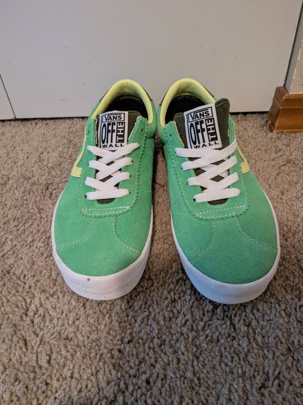 Vans green sneakers